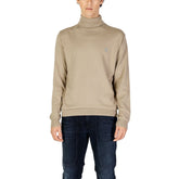 U.S. POLO ASSN. Beige Cotton Turtleneck -   -  U.S. POLO ASSN..